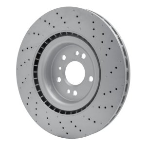 Mercedes-Benz GLE400 Brake Rotor (1) - Front - R1 Concepts - GEOSPEC Coated Rotor - Drilled - `12-`19